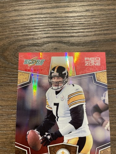 2008 Donruss Score Select Red Zone Ben Roethlisberger/30 Steelers - Picture 3 of 6