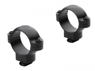 Leupold 49919 Dual Dovetail Ring Set 1'' Diameter Super High Black Matte