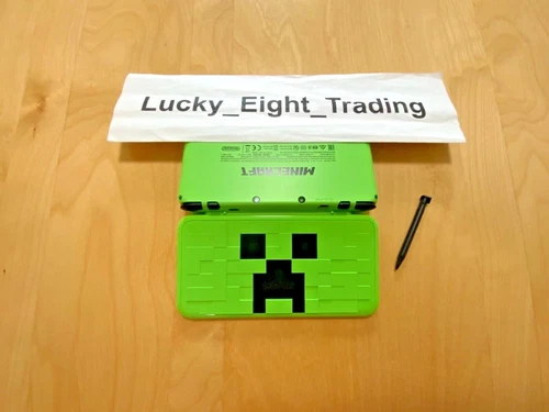 New Nintendo 2DS XL LL Minecraft Creeper Edition Console Stylus Japan ver [H]
