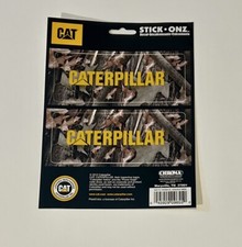 Caterpillar Cat-camo Decal Stickers- Stick-onz Brand-perfect Condition4 Decals Caterpillar Cat-camo Decal Stickers- Stick-onz Brand-perfect Condition4 Decals