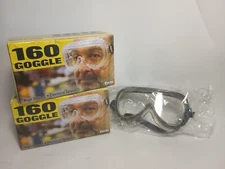 2 Pair  Safety Goggles - Chemical Splash / Impact Protection,  Encon  160