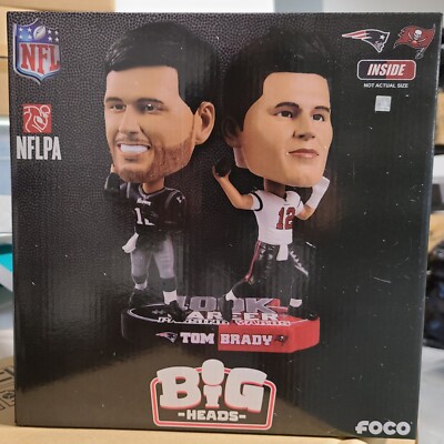 Tom Brady Patriots Tampa Bay Buccaneers 100,000 Passing Yards Dual Bobblehead