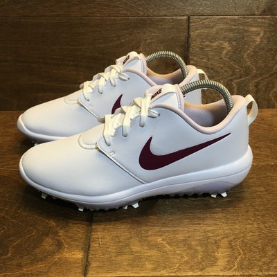 NEW Nike Roshe G Tour Golf Shoes AR5582-103 White/Maroon Women's Size 8 | eBay