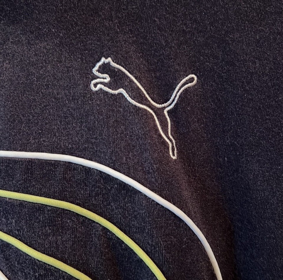 Puma Navy Blue Vintage Sweater Track Jacket Size Medium eBay