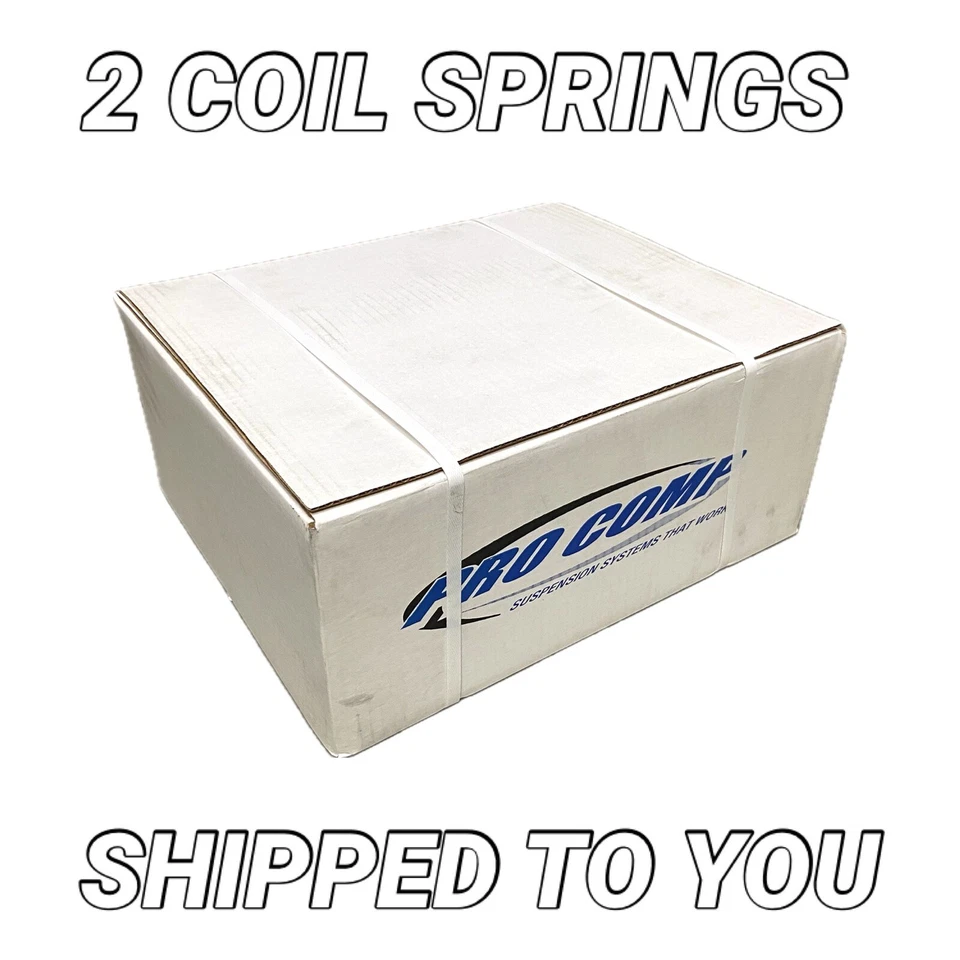 "Muelles helicoidales delanteros de elevación Pro Comp de 2,5"" (2) para Jeep Wrangler JK 2007-2018 2 puertas" Foto 3 de 4