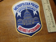 DISTRICT OF COLUMBIA VEST  PATCH OBSOLETE  BX 25#6