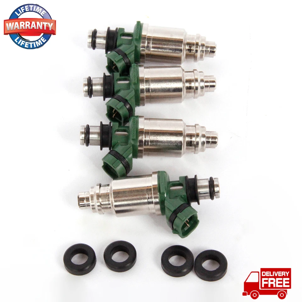 4x Juego de inyectores de combustible para Toyota Camry 2.2L 1992-00 23250-74100 23209-74100 Foto 4 de 4