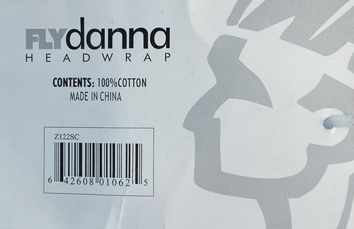 "Doo Rag Du Rag Bandana Schädelkappe Flydanna Kopfbedeckung von Zan ""Marineblau Denim" - Bild 6 von 6