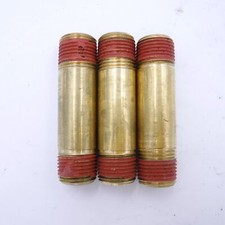 Lot of 3 Parker 2-1/2"Long Pipe Nipples 3/8"Nominal Pipe Size VS215PNL-6-25