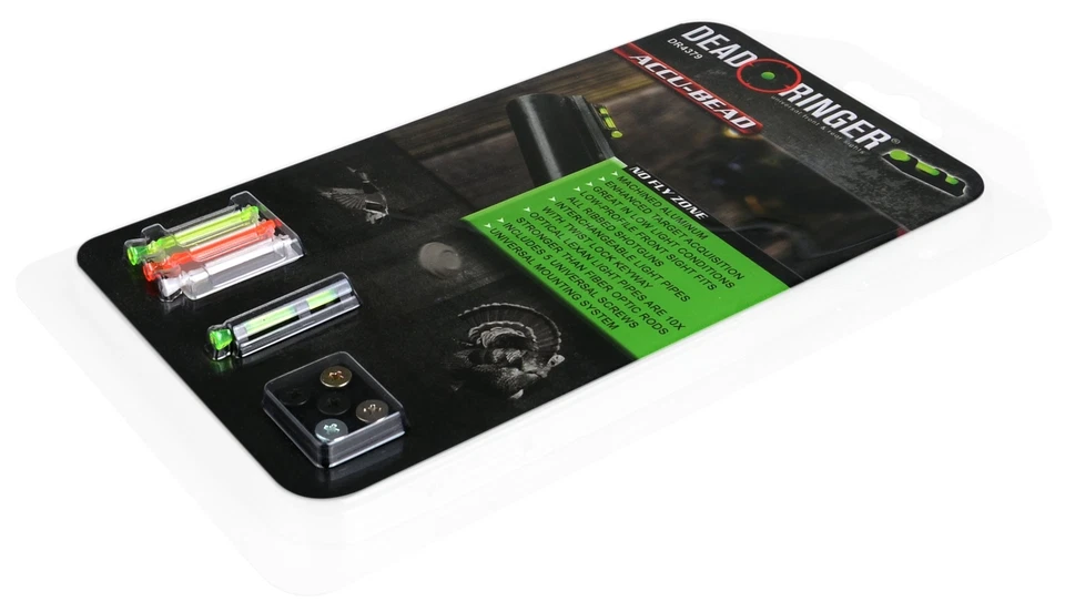 Mira de escopeta delantera universal Dead Ringer Accu Bead con luz intercambiable... Foto 4 de 4