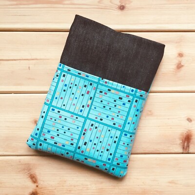HANDYTASCHE SCHUTZHÜLLE SLEEVE STOFF HANDMADE FÜR KINDLE KOBO TOLINO GEOMETRISCH