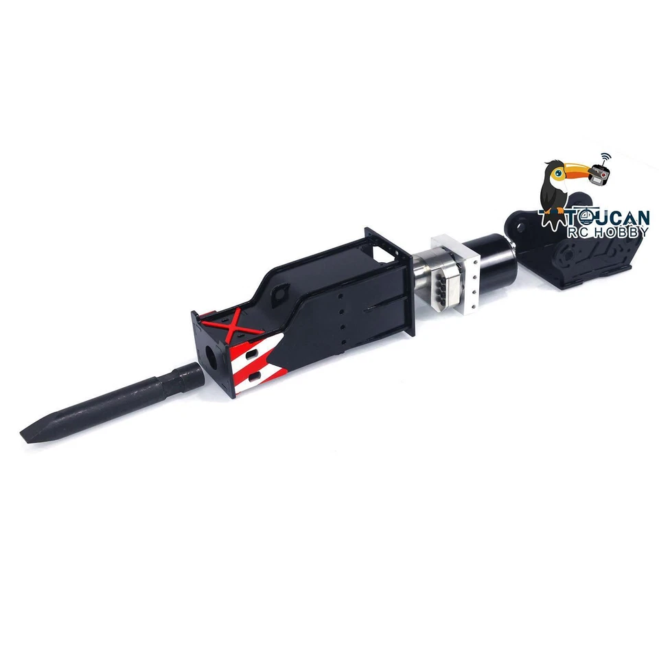 LESU Hydraulic Metal Hammer for 1/14 RC Excavator 374F B0001 Digger Model Parts - Image 4 of 4