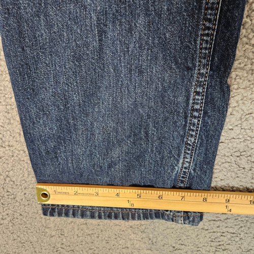 Levis 527 Slim Bootcut Jeans 16 Reg 28x28 Medium Wash 100% Cotton Cowboy Western - Picture 7 of 11