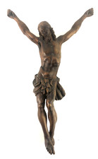 - fein geschnitzter antiker CORPUS CHRISTI - H 42cm