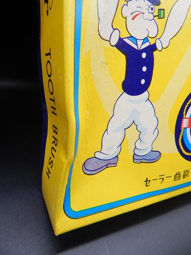 RARE vintage Japanese POPEYE toothbrush store display box Japan sailor antique ! - Picture 2 of 6