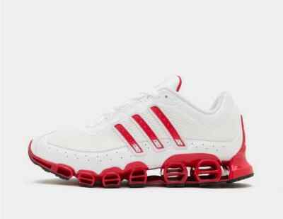 Adidas Originals Megaride Shoes in White and Red Trainers
