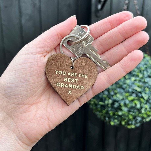 Grandad Gifts Keyring Fathers Day Present Grandad Birthday Gifts Thank You Gift - Picture 3 of 7