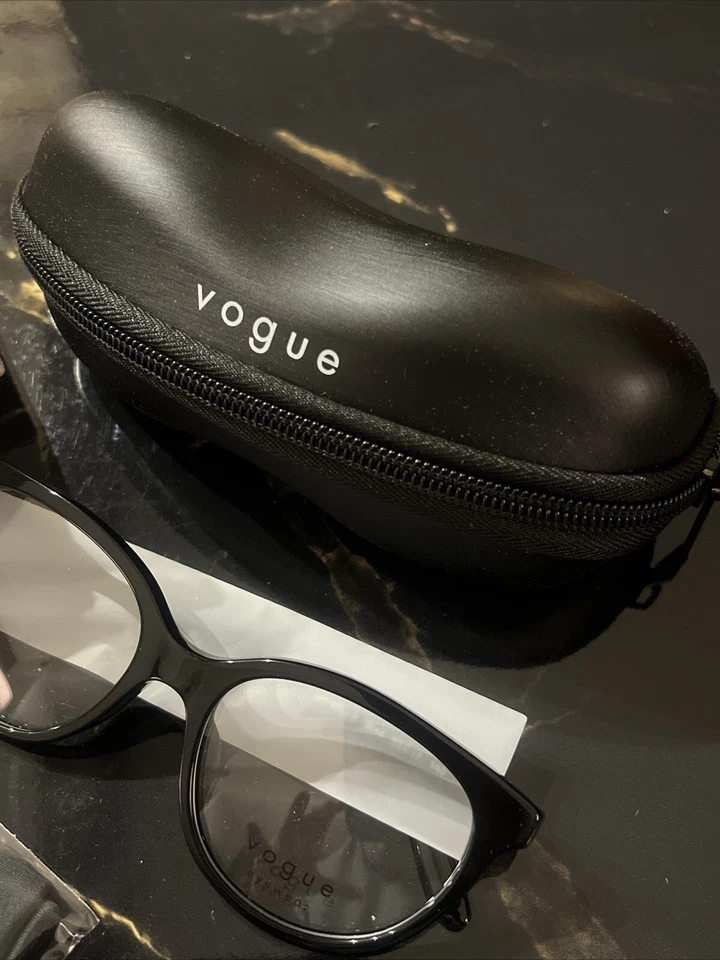 VOGUE 0V05552F 2369 Black Demo Lens Women's Eyeglasses - Image 3 of 4