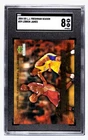 2003-04 Upper Deck Freshman Season #39 LeBron James SGC 8 Rookie RC Kobe Bryant