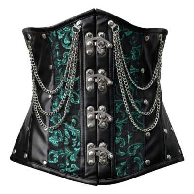 Bustier Corset Over Bust Women's Steampunk Tight Lacing Corset