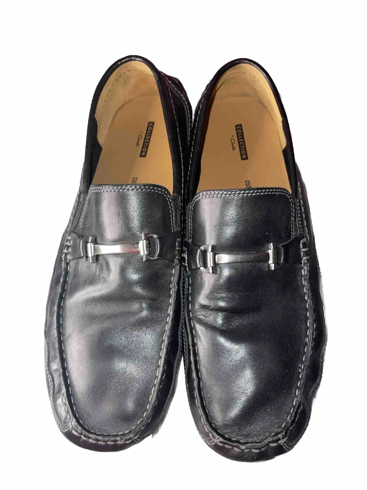 Mocassini da uomo Clarks Collection 22862 scarpe da guida taglia 13 mocassino in pelle tomaia