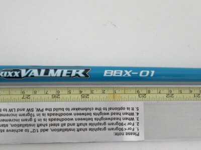 Golf Shaft S-Trixx Valmer BBX-01 46.1inch with Ping G410 Sleeve