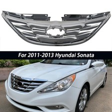Front Grill Chrome Abs Plastic For Hyundai Sonata 2011 2012 2013 Grille Assembly