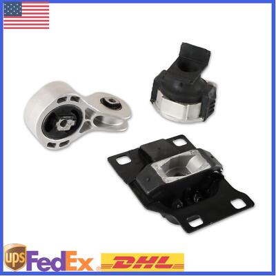 3PCS Engine Motor & Trans Mounts For Ford Focus 2.0L AT & MT A5322 A2986 A5312