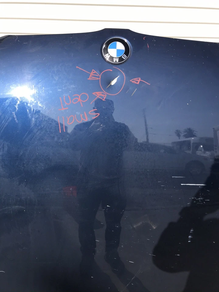 2004 2005 2006 2007 2008 2009 2010 BMW 5 SERIES 528i 535i 550i Hood OEM USED - Image 2 of 4
