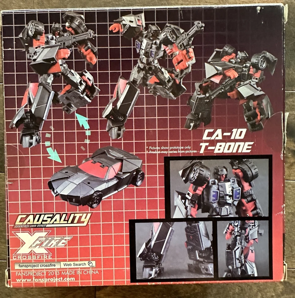 Fansproject Transformer Causality Ca-10 T-BONE Combiner Menasor Intimidator New - Image 2 of 3