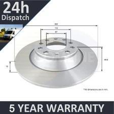 Fits Audi A6 2004-2011 PV Rear Brake Disc #1 4F0615601E