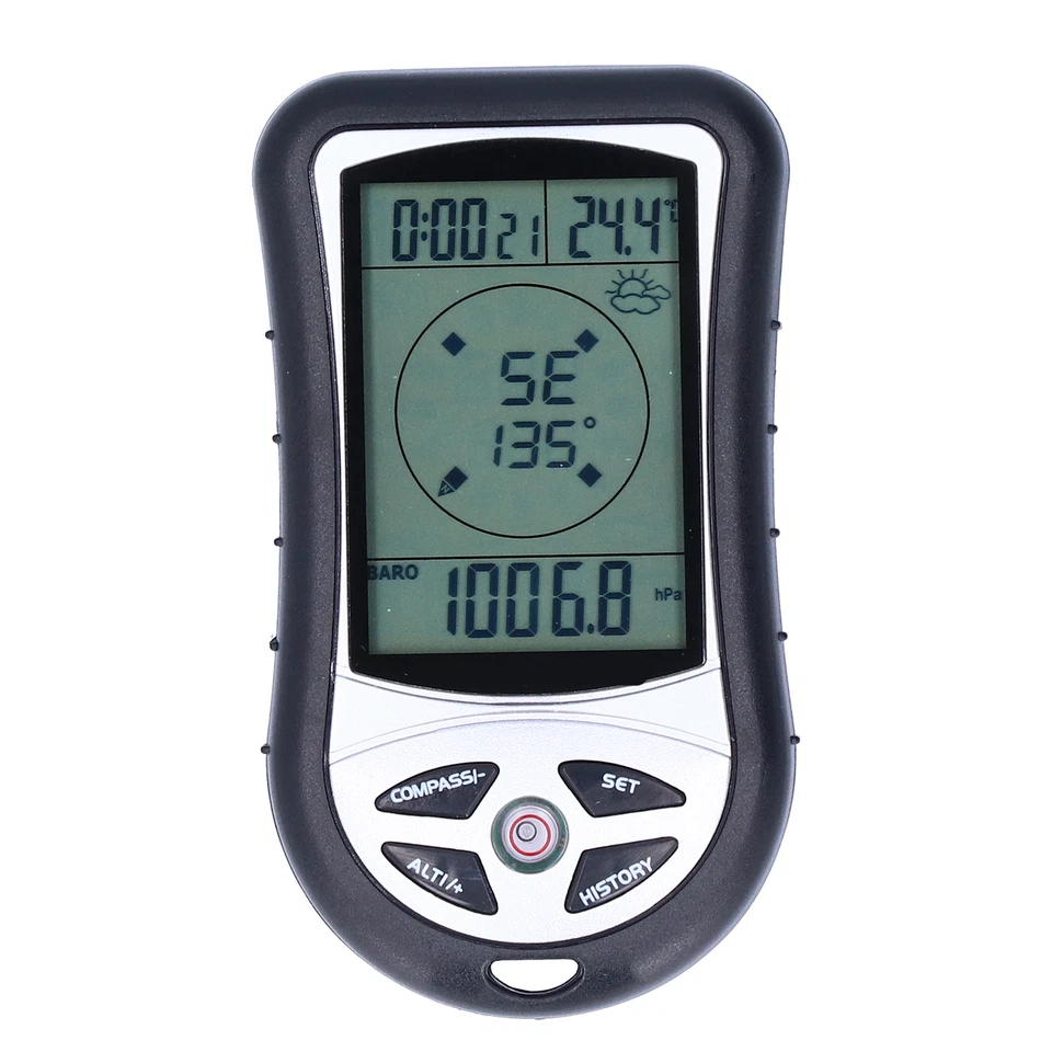 Multi-functional Digital Altimeter Barometer Thermometer Compass Outdoor Meter - Image 2 of 4