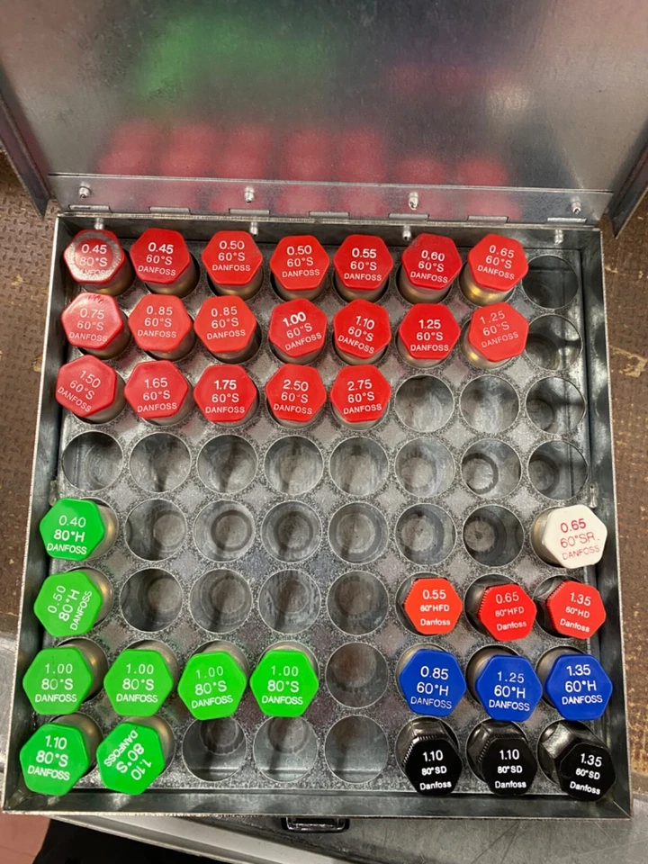 DANFOSS UGELLO BRUCIATORE GASOLIO TIPO H-HF-S-SF INIETTORE OLIO TUTTE LE MISURE - Imagen 2 de 2