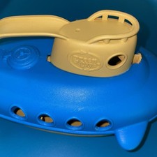 Green Toys Submarine Whale Made in USA Recycled Plastic Bath Toy Washing Hair