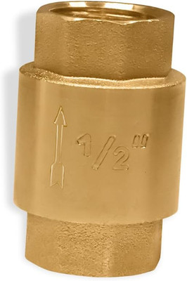 One Way Check Valve 1/2'' Female Backflow Preventer, Check Valve for Repair NPT F
