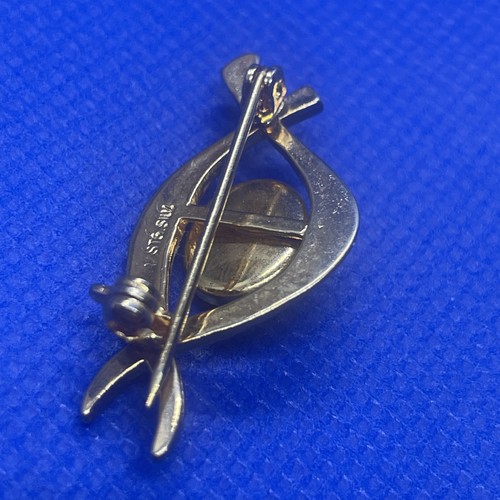 Sterling Silver And Semi Precious Stone (garnet?) Brooch - Lovely Australian - Picture 4 of 7