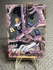 2024 SkyBox Marvel Masterpieces 92 Platinum Mr. Fantastic #59 Clear Cut