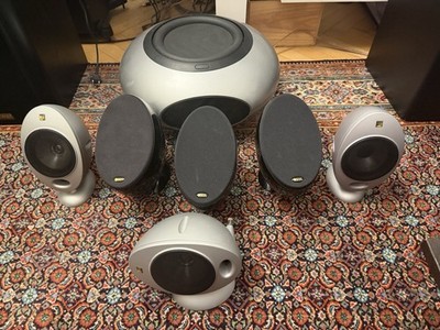 kef surround,6.1 HBT2,sechs Satelliten,von HTS2001 bisHTS3005,vollfunkiontsfähig