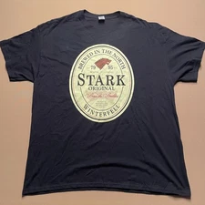 Guinness Game of Thrones Mens XL Shirt Black GOT Guinness Inspired Logo Stark