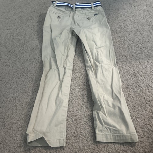 Polo Ralph Lauren Boys Slim Fit Khaki Twill Belted Pants $60 - Size 5 - Picture 3 of 4