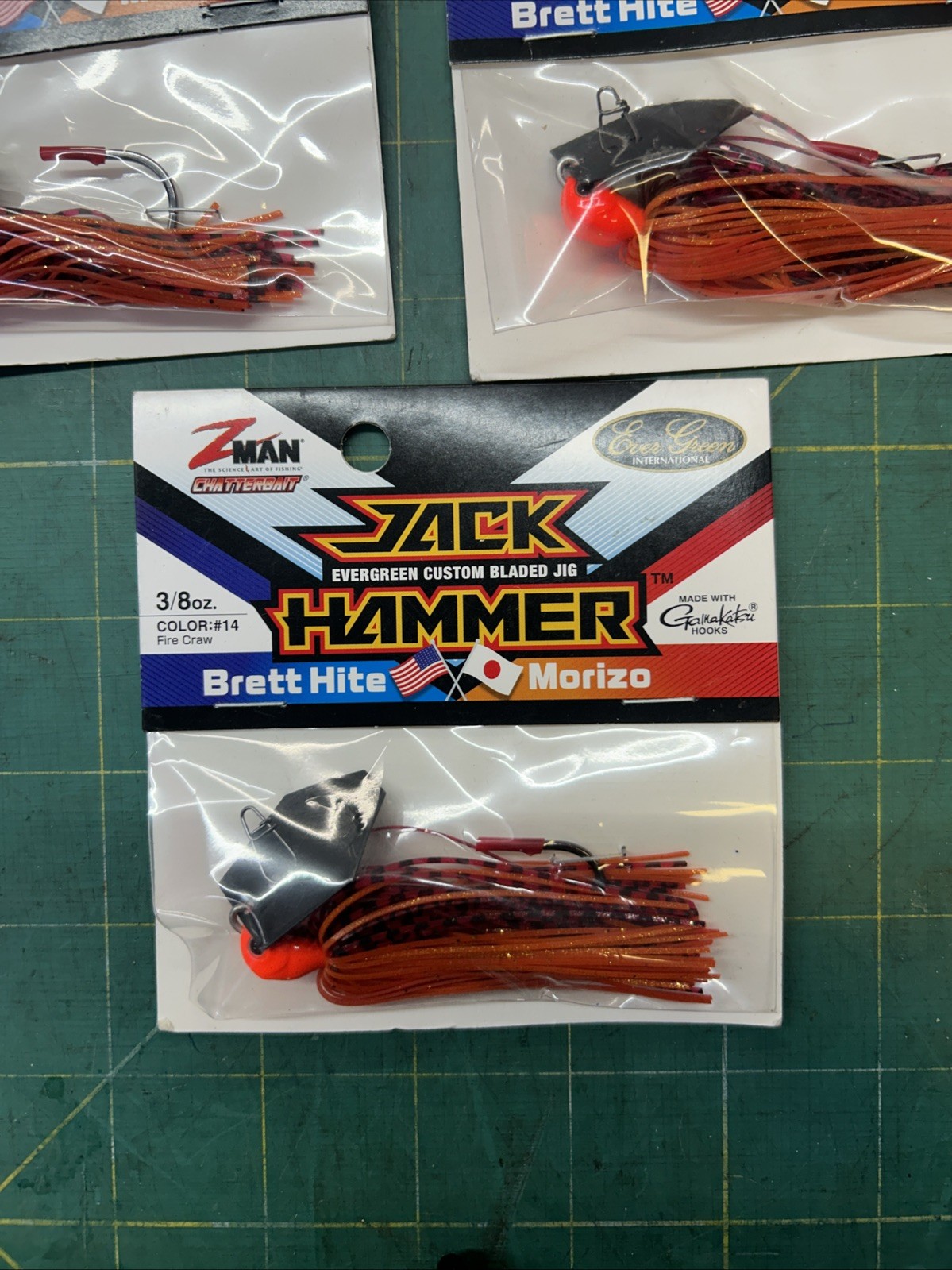 Z-Man Fire Craw Jack Hammer Chatterbait 3/8oz Lot Of 3! - Image 4