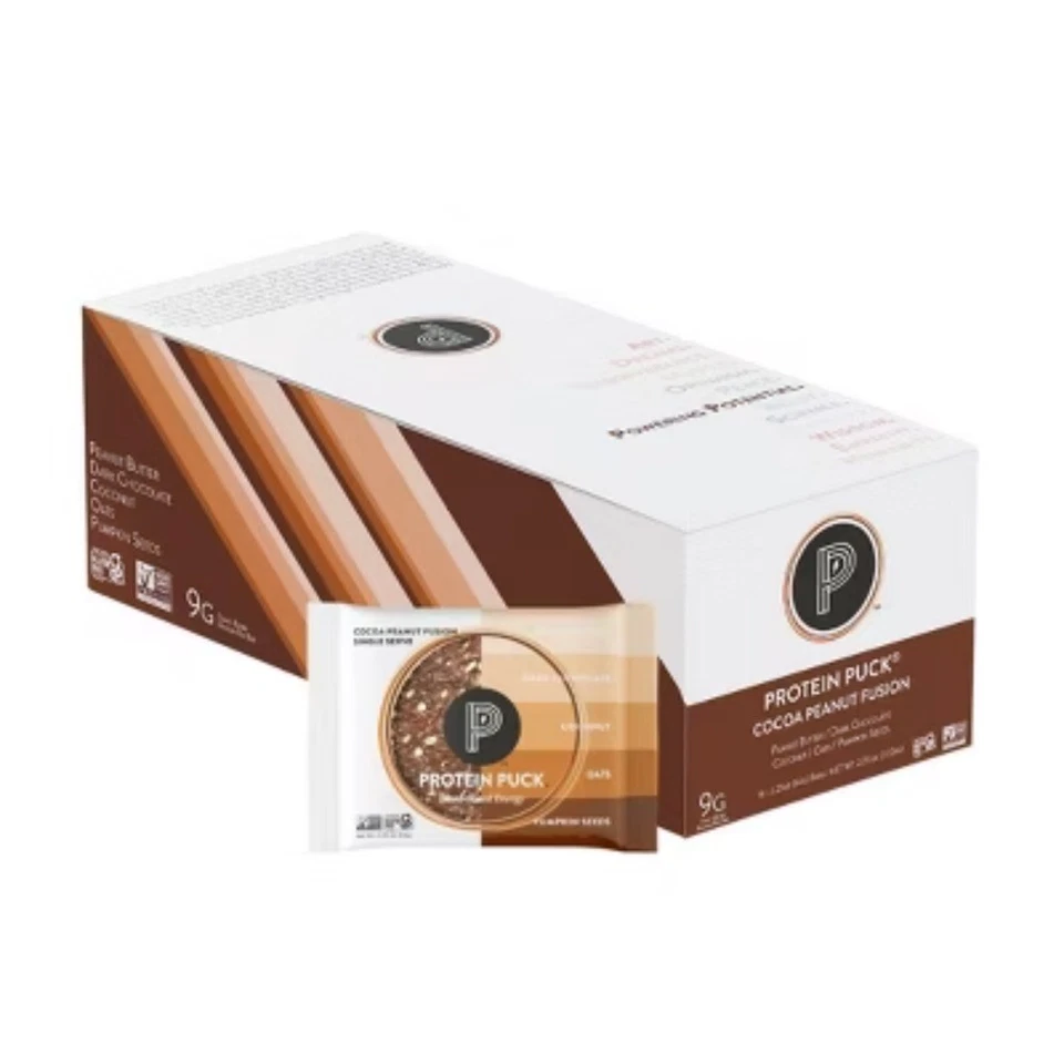 Протеиновая шайба какао арахисовый батончик, 2,25 унц, шоколад PB - Изображение 2 из 4