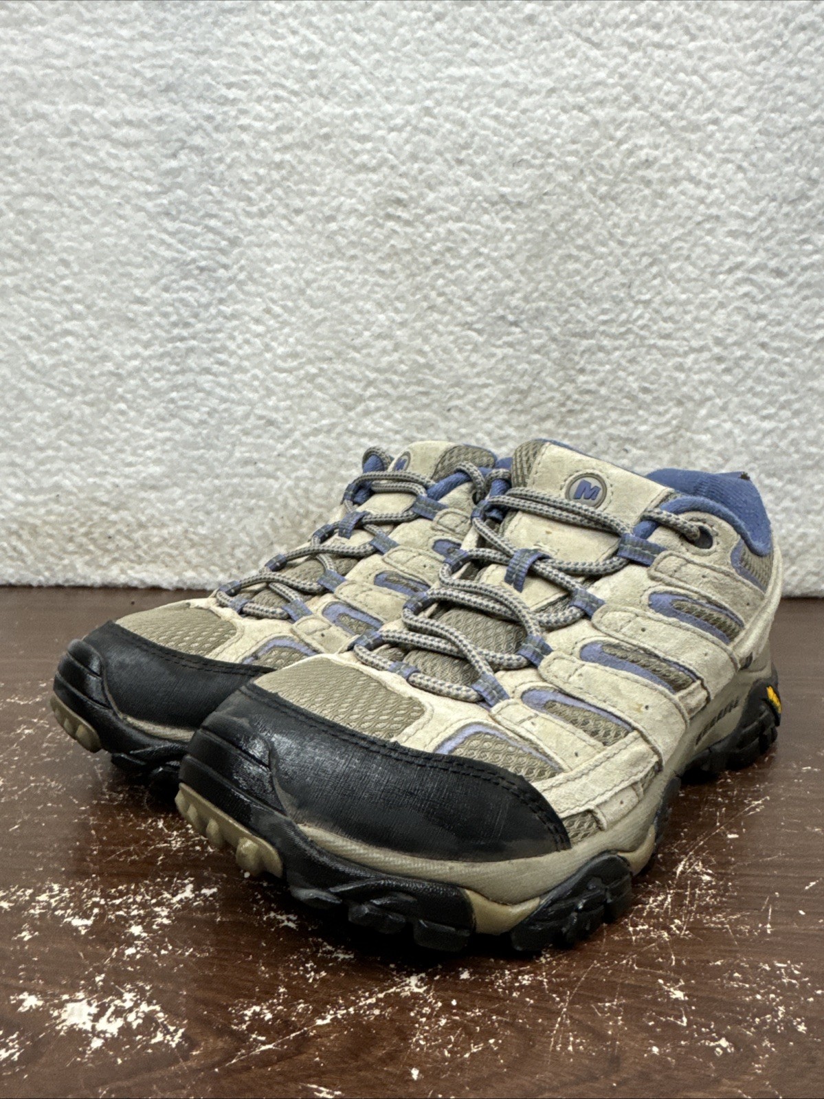 Merrell Moab 2 Ventilatore Scarpe da Escursionismo Sneakers Donna 8 5 Scamosciato Grigio Blu Buone