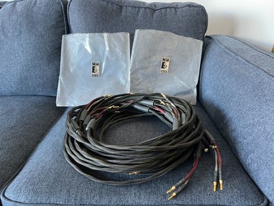 Zu Audio Julian Speaker Cables with Banana Plug connectors - lot of 10 cables