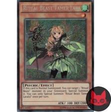 Yugioh Ritualungeheuer Bändiger Lara THSF-DE022 Secret Rare NM