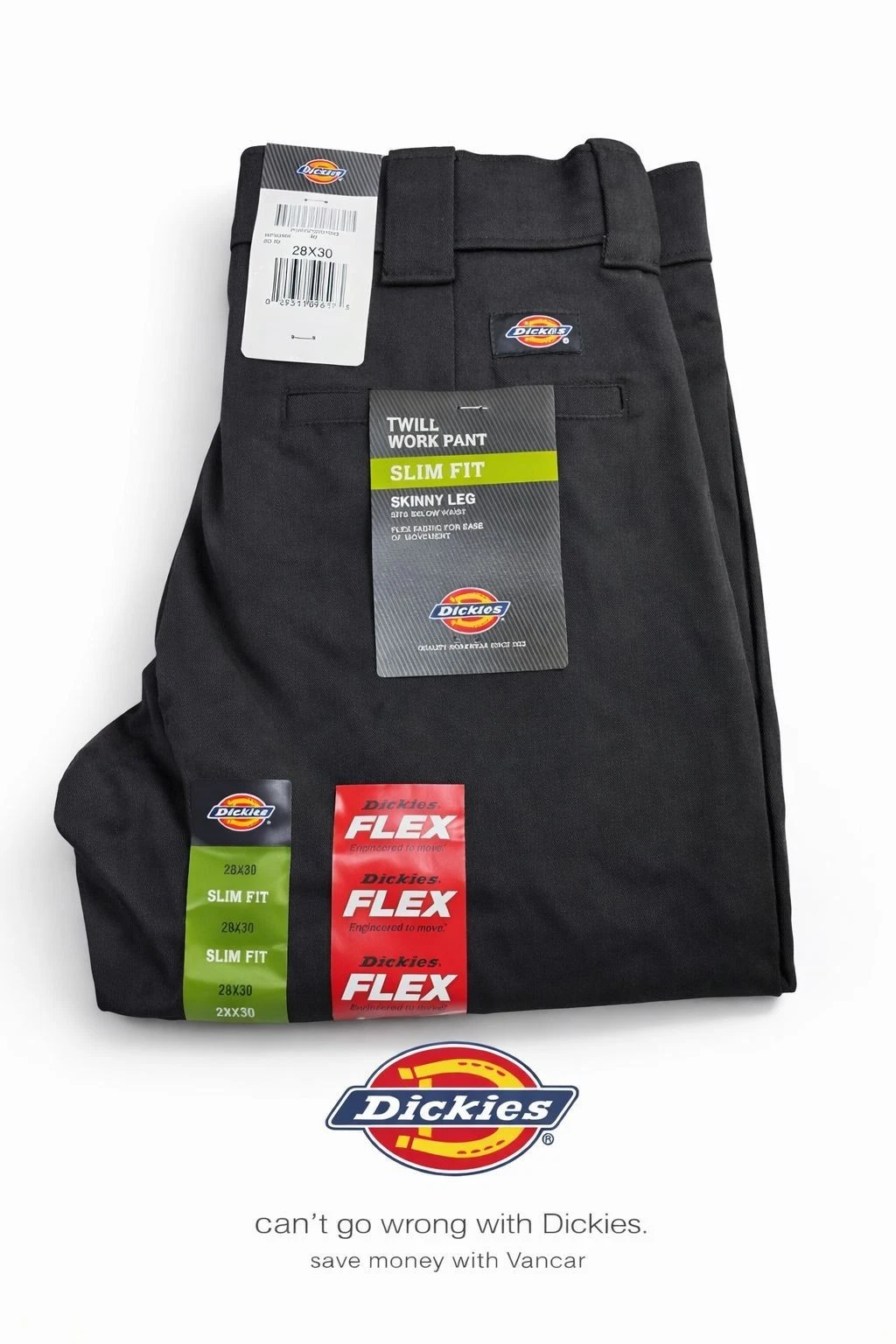 Dickies Men's Slim Skinny Fit Twill Work Pant
Opens in a new window or tab