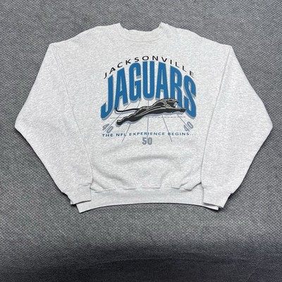 Vintage 90S Jacksonville Jaguars Banned Logo Sweatshirt XXL RARE MENS GRAY 
