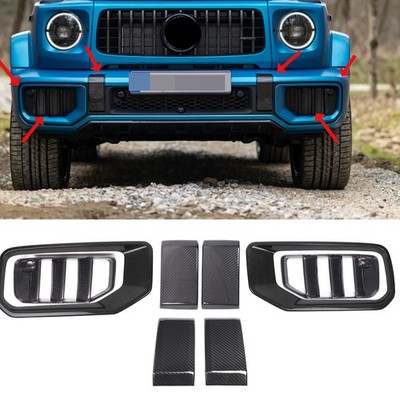 Real Carbon Fiber Front Bumper Air Intake Grille Trim Set For Benz G63 W465 25+