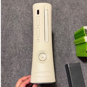 White Xbox 360 Console Bundle w/ OEM Cords & Controller 11 Games Tested