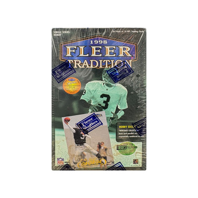 1998 Fleer Tradition NFL Football Factory Sealed 36 Pack Hobby Box Nice!